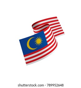 Malaysia flag, vector illustration