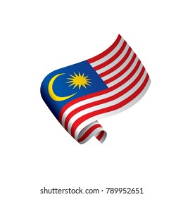 Malaysia flag, vector illustration