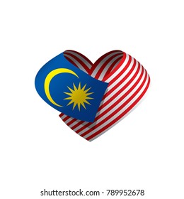 Malaysia flag, vector illustration