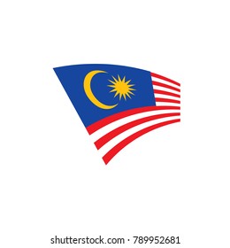 Malaysia flag, vector illustration