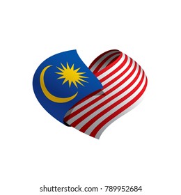 Malaysia flag, vector illustration