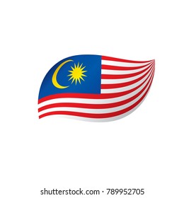 Malaysia flag, vector illustration