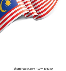 Malaysia flag, vector illustration on a white background.