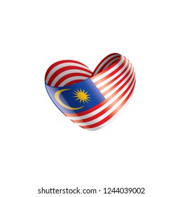 Malaysia flag, vector illustration on a white background.