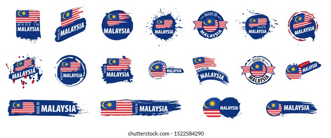 Malaysia Flag Vector Illustration On 260nw 1522584290 