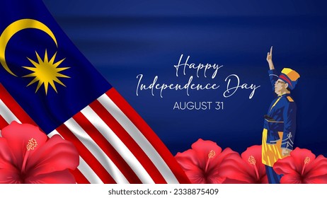 Malaysia Independence Day Banner Design