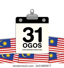 Malaysia Independence Day Small Wall Calendar