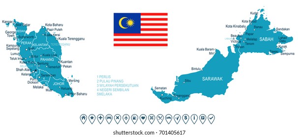 997 Malaysia Map Pin Images, Stock Photos & Vectors | Shutterstock