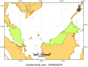 Malaysia map Geo wallpaper