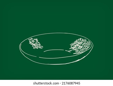 Malaysia Nanyang Traditional Coffee Cup Saucer Doodle