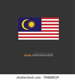 Malaysia  national flag background texture.vector illustration.