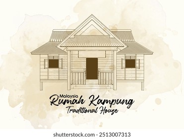 Malasia Casa tradicional o Rumah Kampung