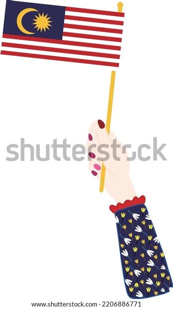 Malaysian Flag Vector Hand Drawnmalaysian Ringgit Stock Vector Royalty Malaysian Flag Vector Hand Drawnmalaysian Ringgit Stock Vector Royalty