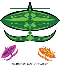 Malaysian Traditional Kite Wau Bulan
