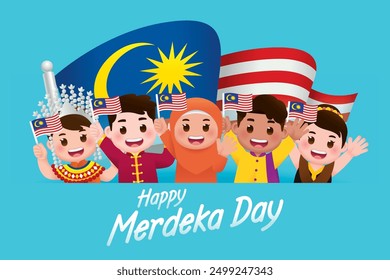 Malaysians Celebrate Merdeka Day in Traditional Costumes