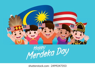 Malaysians Celebrate Merdeka Day in Traditional Costumes