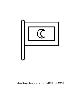 Maldives country flag outline, vector, icon icon illustration isolated vector si