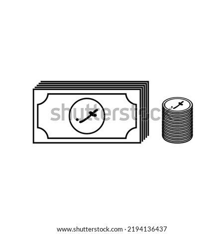 Maldives Currency, MVR, Maldivian Rufiyaa Icon Symbol. Vector Illustration