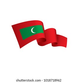 Maldives flag, vector illustration