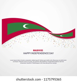 Maldives Happy independence day Background