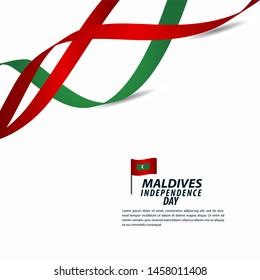Maldives Independence Day Celebration Vector Template Design Illustration