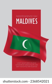 Maldives Independence Day Vector Flag