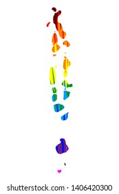 Maldives - map is designed rainbow abstract colorful pattern, Republic of Maldives map made of color explosion,