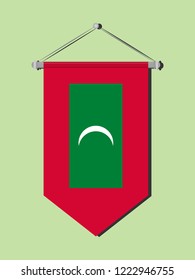 Maldives national flag 
