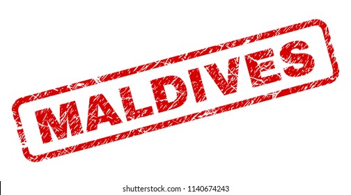 Maldives Stamp Seal Print Grunge Style Stock Vector (Royalty Free ...