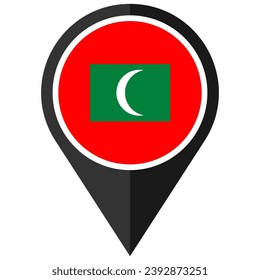 Maldives im Weltnaturfahndungssymbol-Icon-Paket