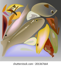 Maldivian fish stock vector