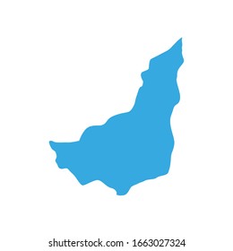 Mapa de la región de Maldonado, en Uruguay