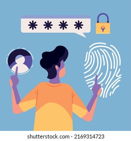 male access with cybersecurity password