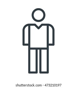 Male Avatar Colored Vector Icon