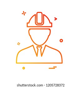 Male avatar icon design vector