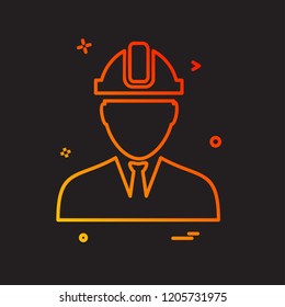 Male avatar icon design vector