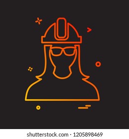Male avatar icon design vector