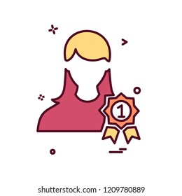 Male avatar icon design vector