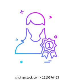 Male avatar icon design vector