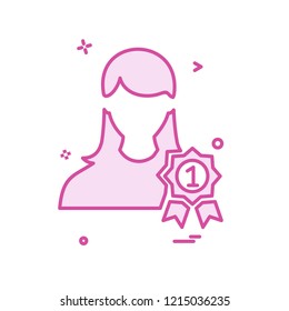 Male avatar icon design vector