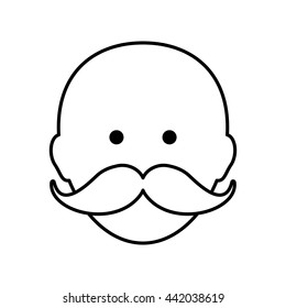 Male avatar icon. man design. Vector graphic