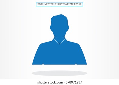 Male avatar Icon Vector.