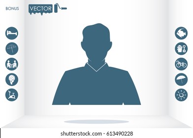 Male avatar Icon Vector