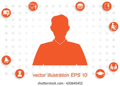 Male avatar Icon Vector