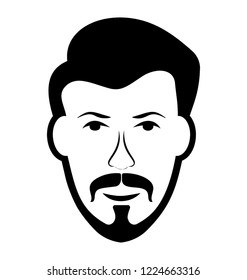 
Male avatar line icon 
