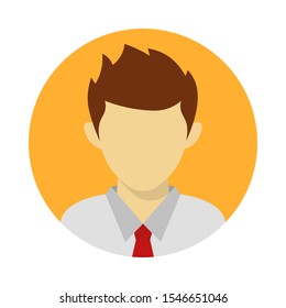 male avatar for profile, icon and other