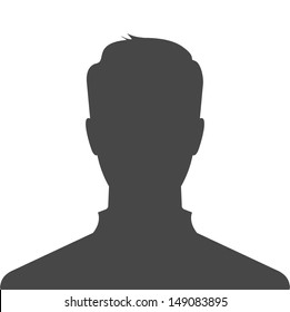 Male avatar profile picture - vector