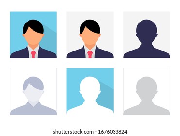 Male Avatar Profile Vector, Profile Office Icon Collection
