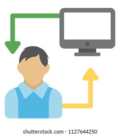 A male avatar and a server representing him to be a server administrator