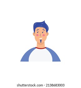 Male Avatar with Short Beard under the lips